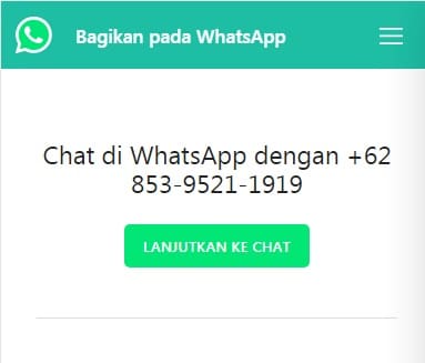 Cara Membuat Link Whatsapp Wa Langsung Menuju Ke Chat